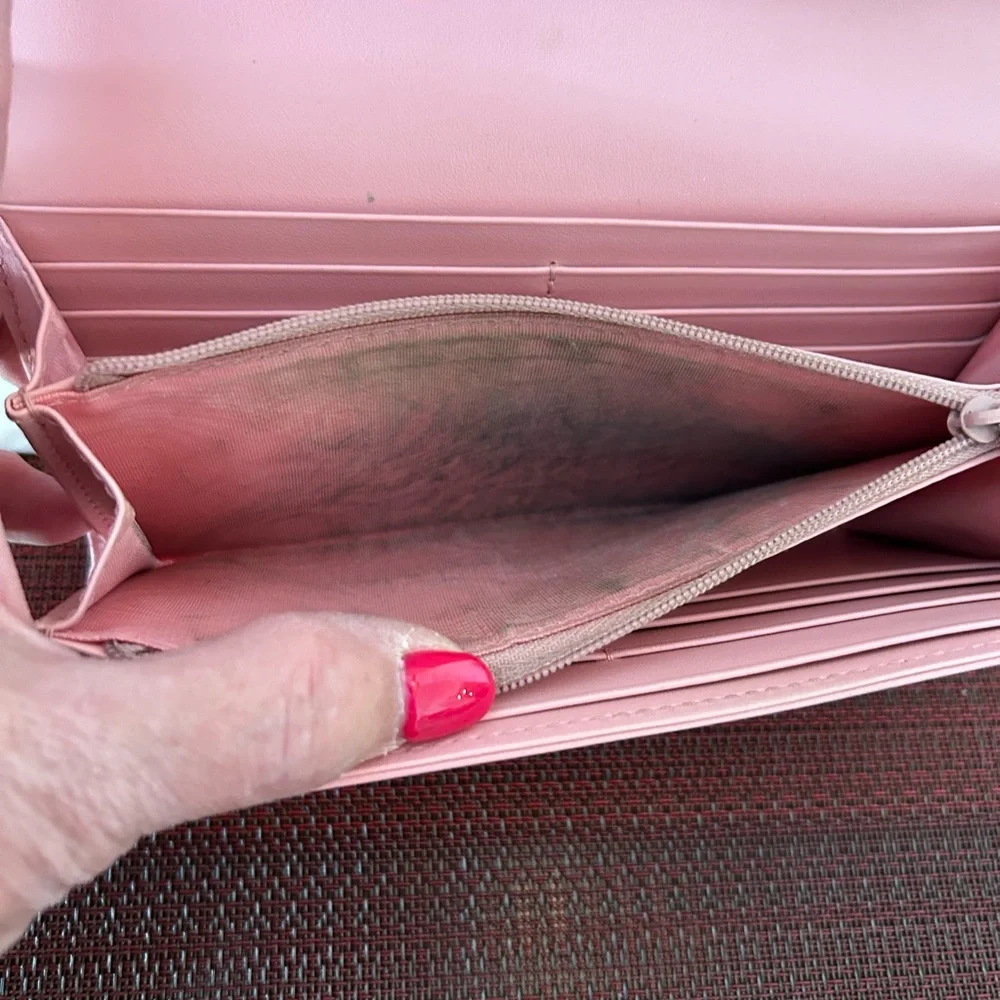 Gucci GG Pink Marmont Wallet w/Chain - Picture 13 of 16